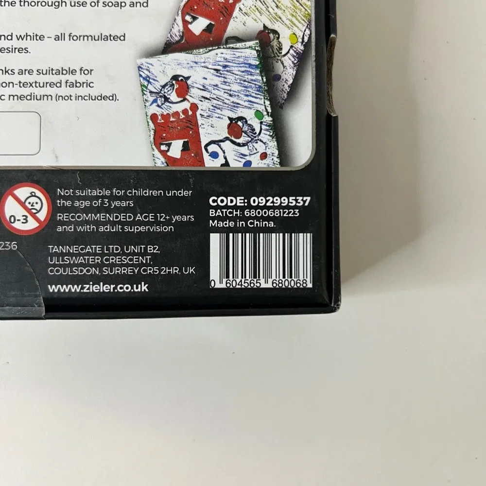 Zeiler 5 Premium Oil Based Block Printing Inks‎ Intense Colours 50ML NIB